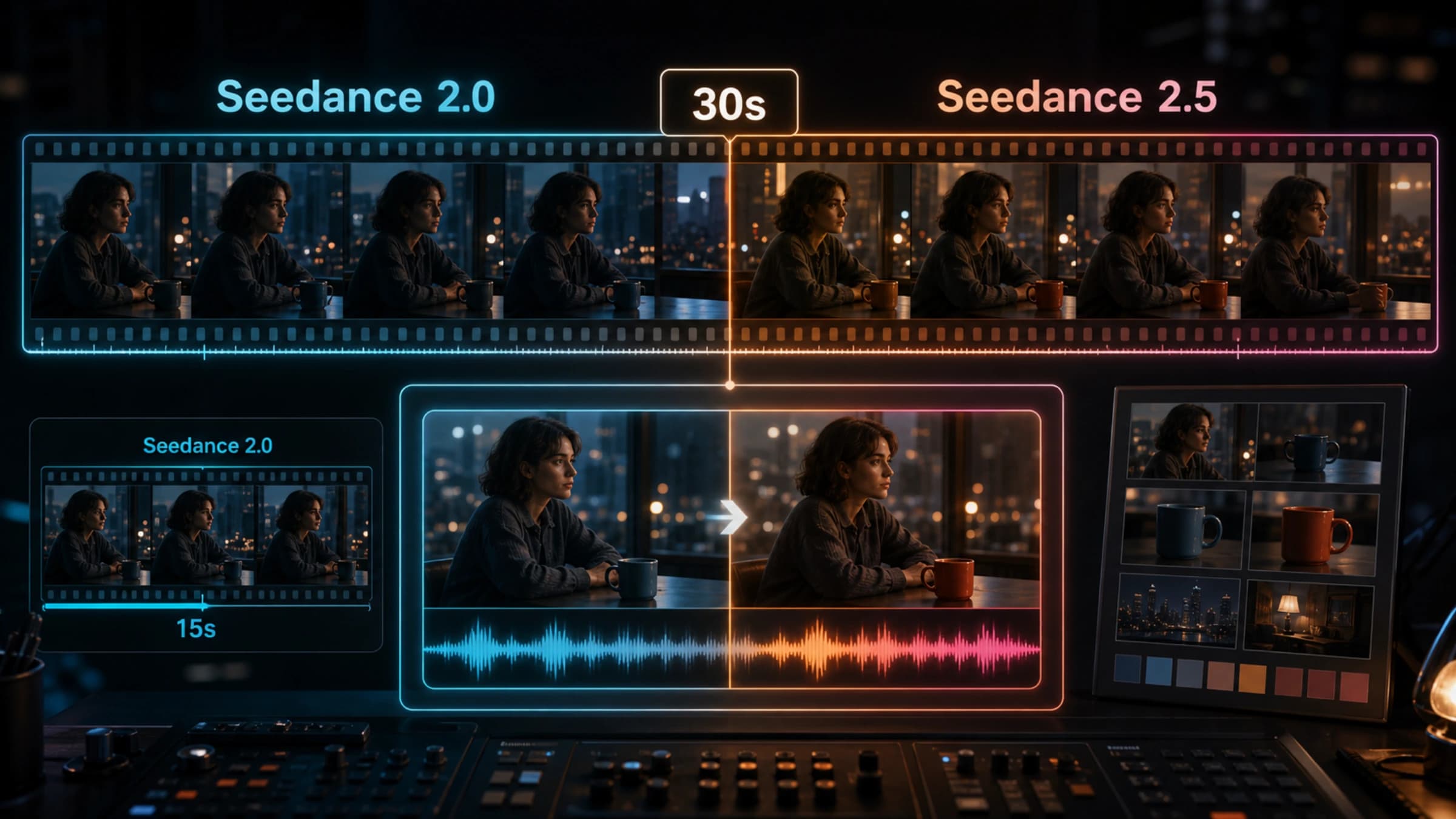 Seedance 2.5 and 2.0 compared through duration, references, and editing