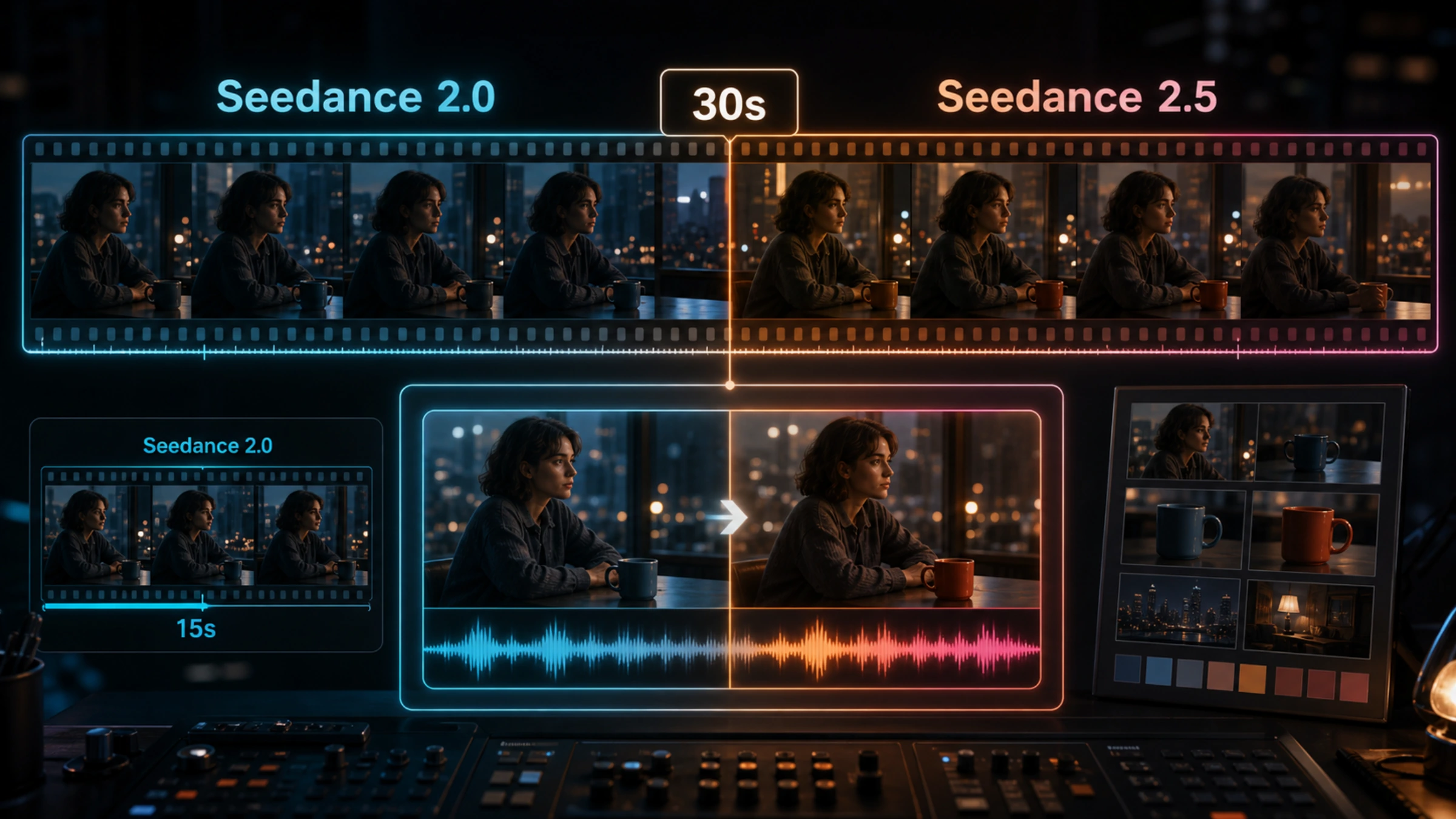 Seedance 2.5 and 2.0 compared through duration, references, and editing