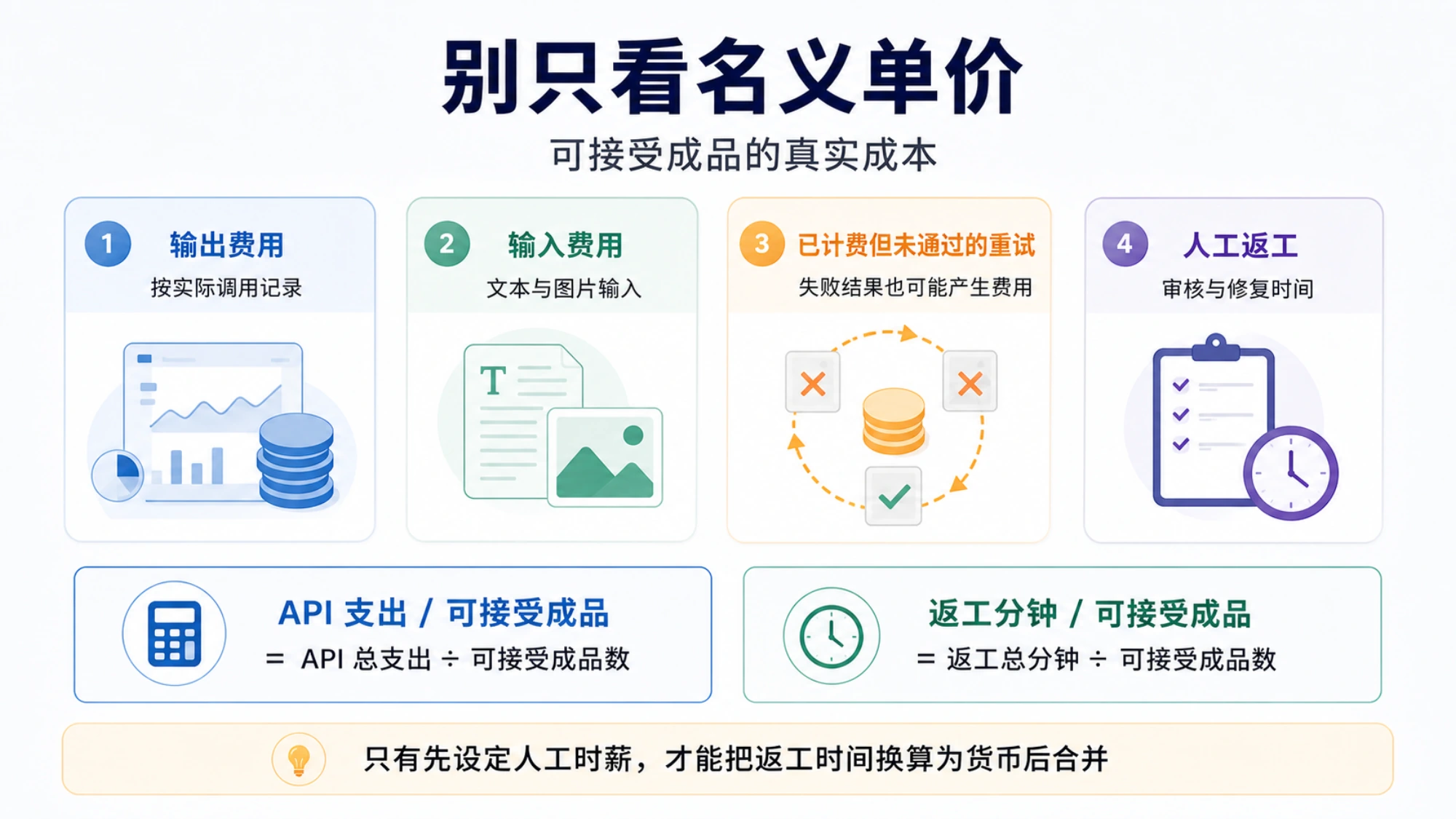 从名义单价到可接受成品成本的预算路径